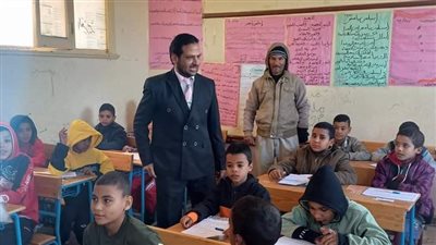 قاصد يتفقد سير لجان امتحانات صفوف النقل الابتدائي بعدد من مدارس أبوتشت