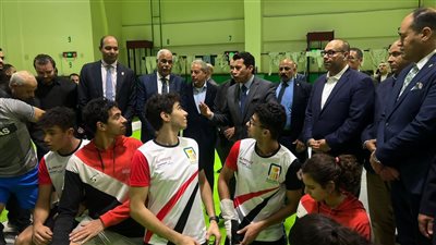 وزير الرياضة يلتقي لاعبي المنتخبات الوطنية بالمعادي
