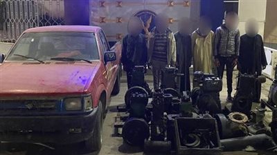 شباك الأمن تتصيّد لصوص ماكينات الري في الشرقية