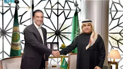  مندوب المملكة الدائم لدى جامعة الدول العربية يلتقي نظيره الكويتي