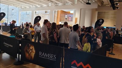 معرض رمسيس وذهب الفراعنة بإستراليا يشهد إقبالًا كبيرًا ونفاذ جميع تذاكر يناير