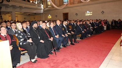 محافظ القاهرة يشهد احتفال الطائفة الإنجيلية بمناسبة عيد الميلاد المجيد