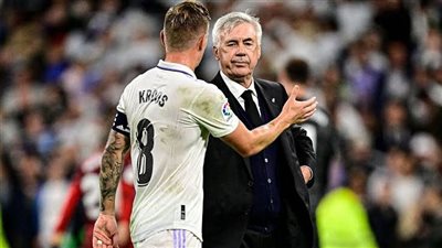 أنشيلوتي: كروس سيخوض مباراته الأخيرة مع ريال مدريد في نهائي دوري الأبطال