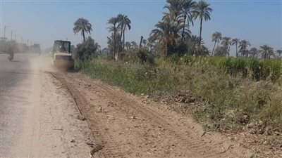 حملة مكبرة لرفع الإشغالات بمجلس قروى الرحمانية بنجع حمادي 