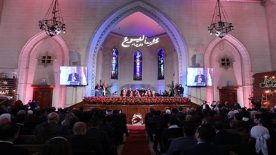 رئيس الإنجيلية يشكر رموز المجتمع المصري على الحضور بعيد الميلاد..شاهد