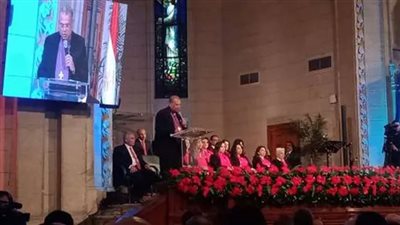القس سامح موريس يلقي كلمة مؤثرة في عيد الميلاد المجيد.. شاهد