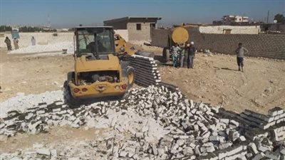 إزالة فورية لحالتى تعد بقرية المحروسة بقنا 