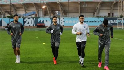 بيراميدز يواصل تدريباته استعدادا لعودة الدوري المصري 