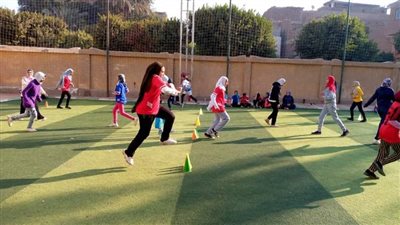 إستمرار تدريبات مشروع ألف بنت ألف حلم لخماسي كرة القدم بسوهاج 