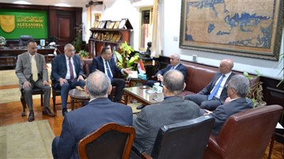  وفد جامعة بيروت العربية  فى ضيافة جامعة الاسكندرية 