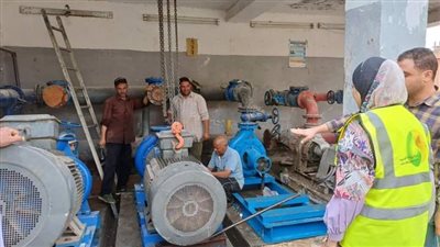  توقف 8 محطات مياه للشرب عن العمل ببنى سويف 