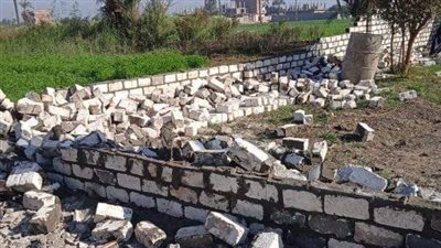 إزالة فورية لحالة تعدٍ على مساحة 120مترًا بقرية الشعانية بنجع حمادي