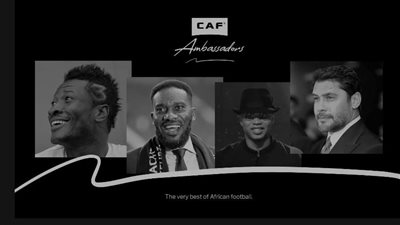 الصقر احمد حسن سفيرًا للكاف برفقة أساطير أفريقيا