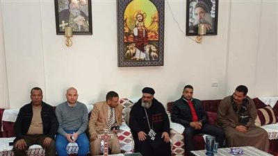  وفد من تعليم أبوتشت يزور كنيسة العذراء مريم بأبوشوشة