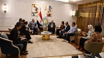 محافظ جنوب سيناء يستقبل رئيس جامعة الملك سلمان الدولية