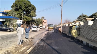 محافظ أسيوط: رصف الطريق السريع أمام مركز شرطة ساحل سليم 