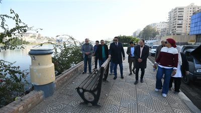 محافظ الدقهلية يوجه بتطوير كورنيش المشاية السفلية بطول 2 كيلو متر