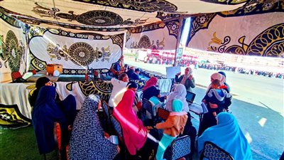 2000 مريض يستفيدون من خدمات قافلة منيا القمح الطبية