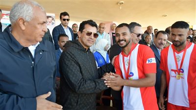 وزير الرياضة يشكر القائمين على تنفيذ دوري مراكز الشباب توتال انرجيز (صور)