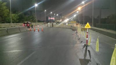 غلق كلي لمحور الفريق كمال عامر بالجيزة لتنفيذ أعمال اختبار أحمال 