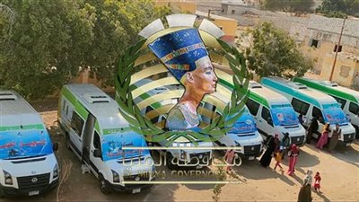 قافلة طبية علاجية بمدينة العمال في المنيا 