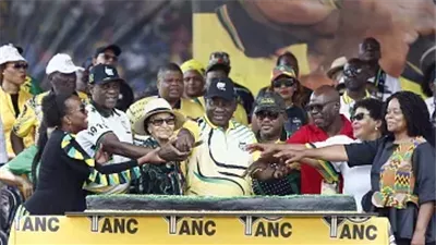 حزب المؤتمر الحاكم في جنوب أفريقيا يحتفل بالذكرى السنوية الـ112