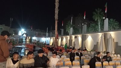 جماهير القليوبية تحتشد لمتابعة مباراة منتخب مصر في كاس الأمم الأفريقية