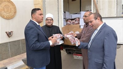 محافظ الدقهلية يشهد استلام دفعة جديدة من لحوم 