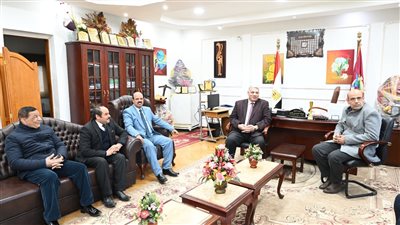 جامعة الفيوم تستقبل   فريق مشروع مبادرة 