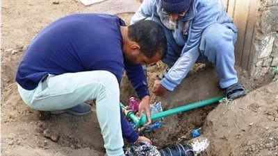 تركيب 250 وصلة مياه منزلية مجانية للأسر الأكثر احتياجاً بالشرقية| صور
