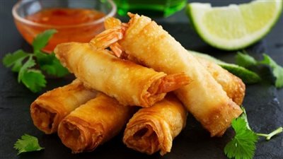 على الطريقة الصينية| اصنعي سبرينج رول بالجمبري المشوي