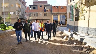 محافظ الغربية يتابع اعمال التطوير بعمارات الأوقاف بالعجيزي