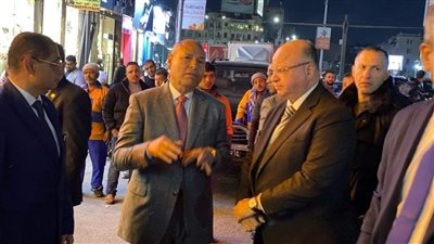 محافظ القاهرة يشرف على حملة لإزالة الإشغالات فى روكسى والكوربة 