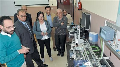 وفد جامعة روبرت غوردون الأسكتلندية يزور جامعة الدلتا