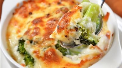 بخطوات سهلة وسريعة.. حضّري جراتان البروكلي بالجبن