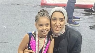 بطلة المقاولون بالايروبيك فى المستوى الأول 