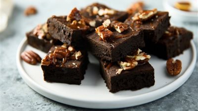 براونيز بالشوكولاتة والبيكان