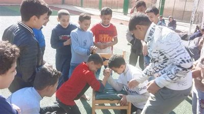 يوم رياضي في الألعاب الترويحية والترفيهية بمركز شباب أولاد إسماعيل بالمراغة 