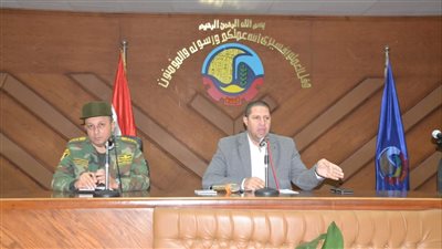 سكرتير البحيرة يناقش إزالة التعديات على الأراضي الزراعية 