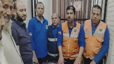 رجال إسعاف الفيوم يسلمون 2 مليون جنيه عثروا عليها في حادث تصادم 