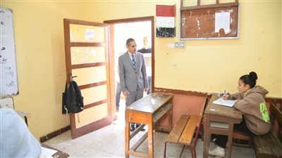 انتظام لجان امتحانات الشهادة الإعدادية بالغربية في أول أيامها 