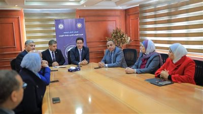 رئيس جامعة بنها يفتتح أعمال لجنة اعتماد المدربين بالمركز القومي للتدريب 