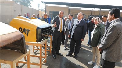  اللواء إيهاب الشرشابى: إقامة غرفة مراقبة وتحكم مركزى لمتابعة كافة الورش 