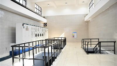  تشغيل محطة صرف الأشراف البحرية شمال قنا 