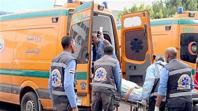 تصادم على طريق الواحات يسفر عن مصرع شخص وإصابة 9 آخرين