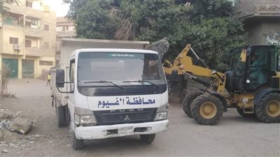 الفيوم: تكثيف حملات النظافة العامة ورفع الإشغالات بمركز سنورس