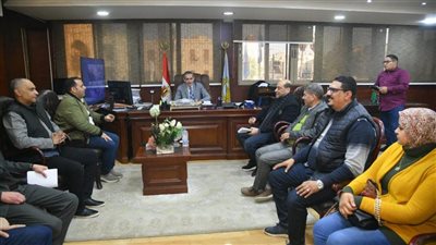 محافظ الغربية يجتمع مع مساعد وزير الصحة لشئون المشروعات القومية