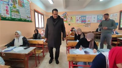 وكيل تعليم الغربية يتابع سير امتحانات الشهادة الإعدادية