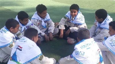 معسكر كشفي لفرق الكشافة بمركز شباب المحارزة بأبو تشت