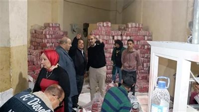   توزيع  8 طن  سلع جافة على الأولى بالرعاية ببني سويف 